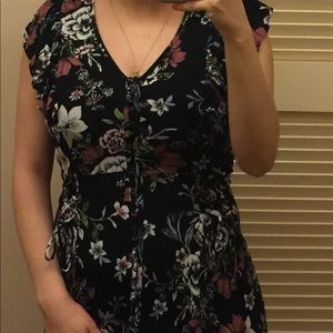 Short flowers dress